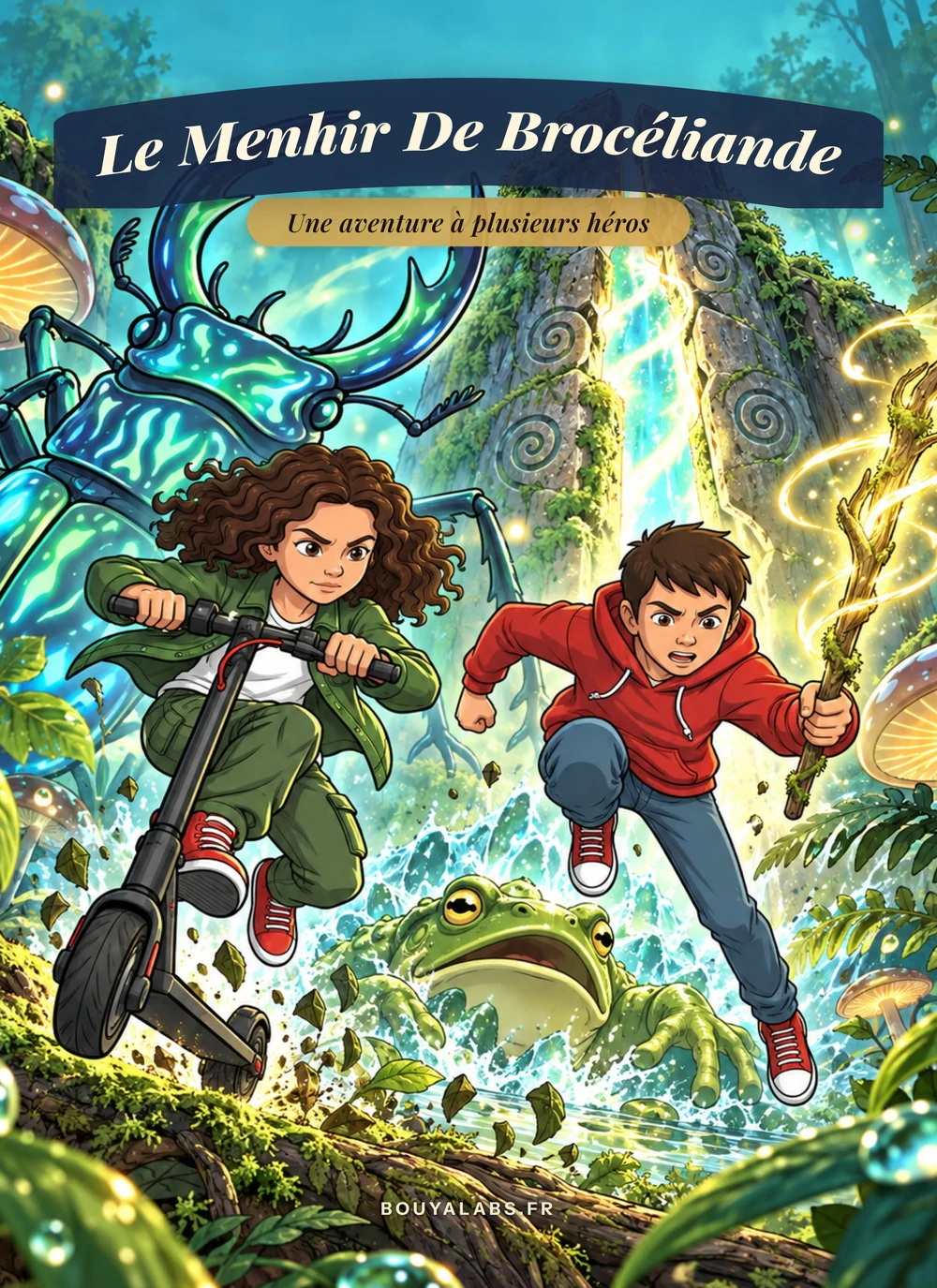 Couverture du livre Le Menhir de Brocéliande